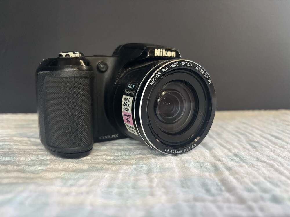 Nikon Coolpix L320 16.1MP Digital Camera with 26x Optical Zoom - Black : Point A